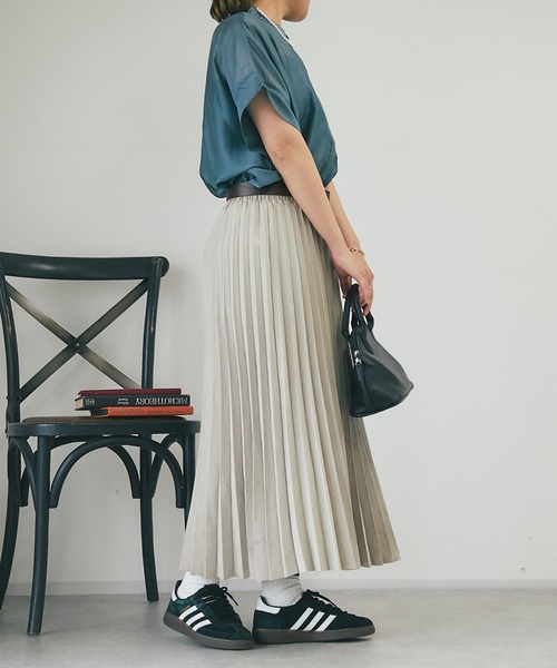 un dix cors（アンディコール）の「シアーボックスシャツ（シャツ/ブラウス・レディース・ブラック/ブルー/ホワイト系その他/グリーン系その他・FREE）」の13枚目の写真