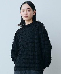 IEDIT 総フリルが印象的なカットソートップス