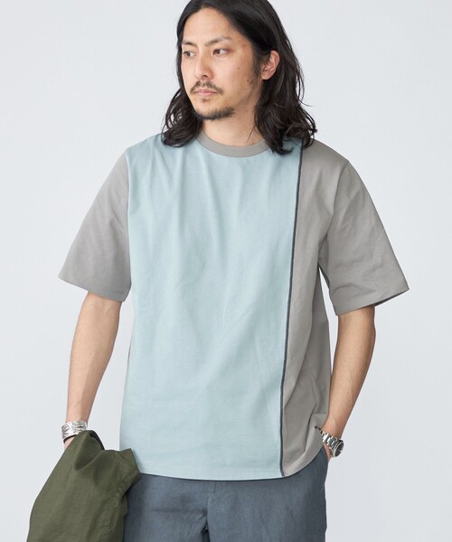 【セール】SHIPS: スイッチ パネル Tシャツ（Tシャツ/カットソー）｜SHIPS（シップス）