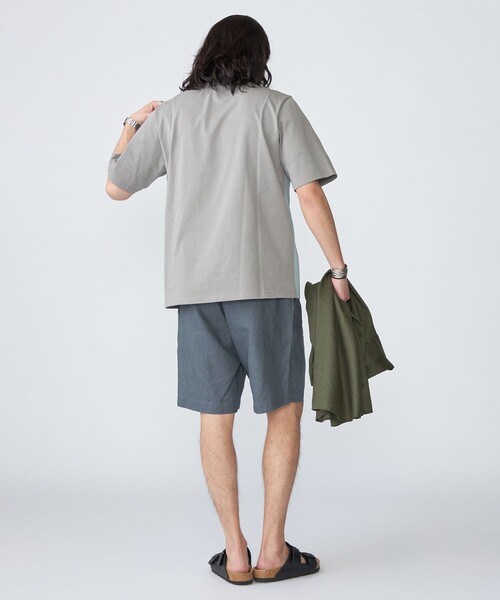 SHIPS(シップス)の「SHIPS: スイッチ パネル Tシャツ(Tシャツ/カットソー・メンズ・オフホワイト/ネイビー/チャコールグレー・LARGE/MEDIUM/SMALL/X-LARGE)」の10枚目の写真