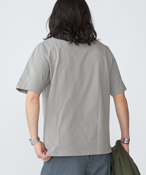 SHIPS(シップス)の「SHIPS: スイッチ パネル Tシャツ(Tシャツ/カットソー・メンズ・オフホワイト/ネイビー/チャコールグレー・LARGE/MEDIUM/SMALL/X-LARGE)」の15枚目の写真