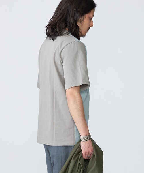 SHIPS(シップス)の「SHIPS: スイッチ パネル Tシャツ(Tシャツ/カットソー・メンズ・オフホワイト/ネイビー/チャコールグレー・LARGE/MEDIUM/SMALL/X-LARGE)」の16枚目の写真