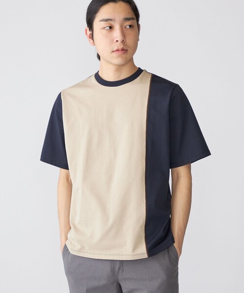 SHIPS(シップス)の「SHIPS: スイッチ パネル Tシャツ(Tシャツ/カットソー・メンズ・オフホワイト/ネイビー/チャコールグレー・LARGE/MEDIUM/SMALL/X-LARGE)」の19枚目の写真