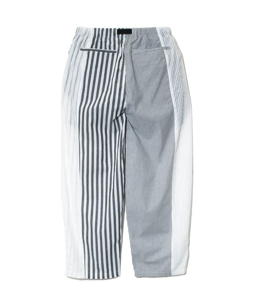 go slow caravan（ゴースローキャラバン）の「ストライプ/チェックサイド切替パンツ W（その他パンツ・レディース・パープル系その他2/ホワイト系その他/グリーン系その他2/イエロー系その他・FREE）」の16枚目の写真