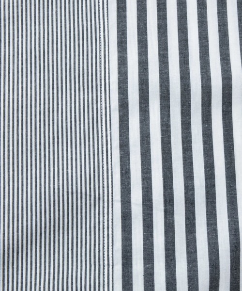 go slow caravan（ゴースローキャラバン）の「ストライプ/チェックサイド切替パンツ W（その他パンツ・レディース・パープル系その他2/ホワイト系その他/グリーン系その他2/イエロー系その他・FREE）」の17枚目の写真