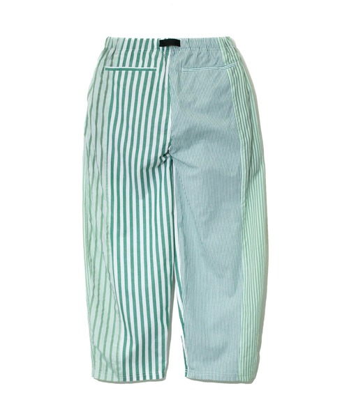 go slow caravan（ゴースローキャラバン）の「ストライプ/チェックサイド切替パンツ W（その他パンツ・レディース・パープル系その他2/ホワイト系その他/グリーン系その他2/イエロー系その他・FREE）」の19枚目の写真