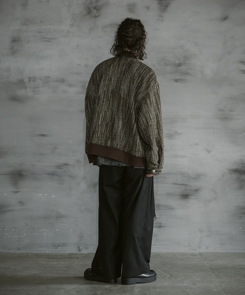 CASPER JOHN（キャスパージョン）の「Boucle MA-1/ブークレMA-1（MA-1・メンズ・ホワイト/ブラウン・X-SMALL/SMALL/MEDIUM/LARGE）」の9枚目の写真