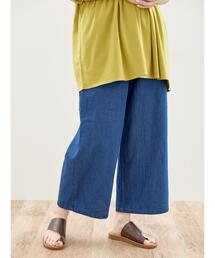 Samansa Mos2 | インドデニムイージーパンツ(デニムパンツ)