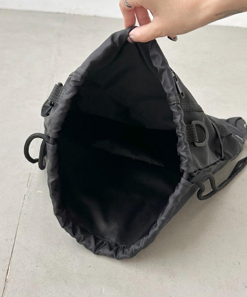 CLEA(クレア)の「メッシュ袋付き 2WAY ナップザック/リュック(バックパック/リュック・レディース・ブラック・FREE)」の14枚目の写真