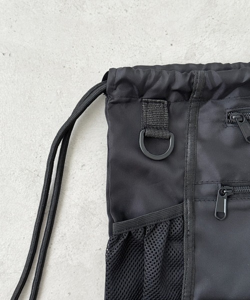 CLEA(クレア)の「メッシュ袋付き 2WAY ナップザック/リュック(バックパック/リュック・レディース・ブラック・FREE)」の12枚目の写真