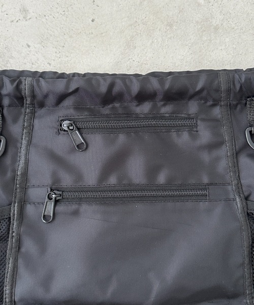 CLEA(クレア)の「メッシュ袋付き 2WAY ナップザック/リュック(バックパック/リュック・レディース・ブラック・FREE)」の11枚目の写真