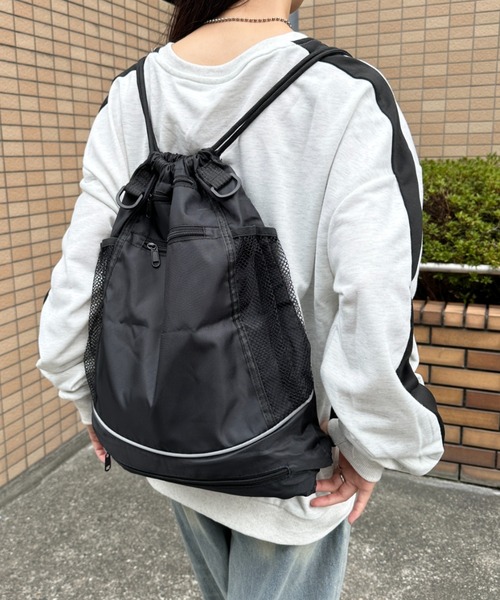 セール】メッシュ袋付き 2WAY ナップザック/リュック（バック