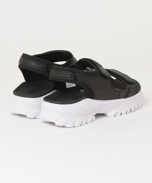 FILA（フィラ）の「フィラ FILA トレイサー サンダル F（サンダル・レディース・ブラック×ホワイト・24.0cm/25.0cm/23.0cm）」の2枚目の写真