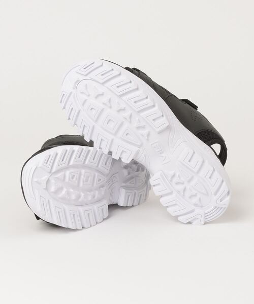 FILA（フィラ）の「フィラ FILA トレイサー サンダル F（サンダル・レディース・ブラック×ホワイト・24.0cm/25.0cm/23.0cm）」の3枚目の写真