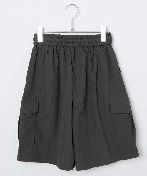 Figments（フィグメンツ）の「ワイドカーゴハーフパンツ（カーゴパンツ・レディース・グレー/ブラック・FREE）」の14枚目の写真
