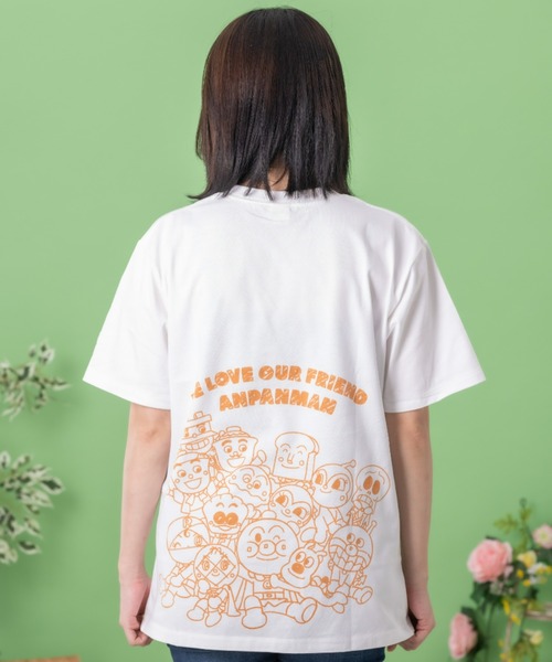 ANPANMAN KIDS COLLECTION（アンパンマンキッズコレクション）の「アンパンマンお顔半袖Tシャツ 大人（Tシャツ/カットソー・レディース・オフホワイト・L/M/S/LL）」の7枚目の写真
