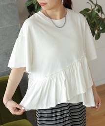 LEPSIM | 裾フリルトップス　124108(Tシャツ/カットソー)