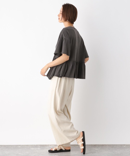 LEPSIM（レプシィム）の「裾フリルトップス　124108（Tシャツ/カットソー・レディース・レッド/イエロー/オフホワイト/グレー・FREE）」の17枚目の写真