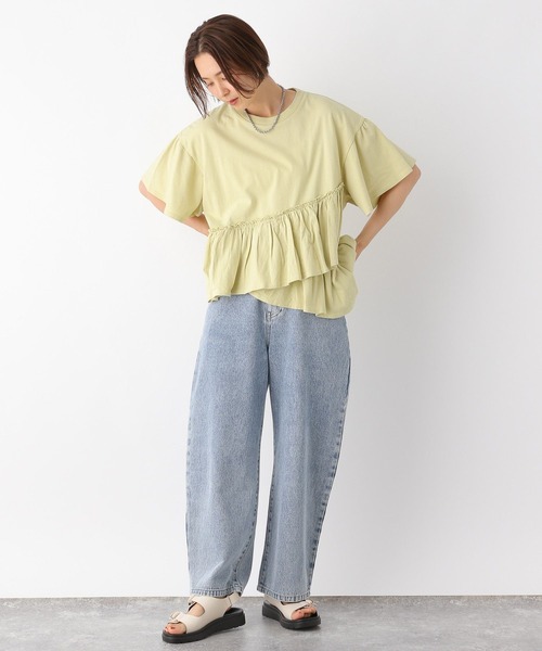 LEPSIM（レプシィム）の「裾フリルトップス　124108（Tシャツ/カットソー・レディース・レッド/イエロー/オフホワイト/グレー・FREE）」の15枚目の写真