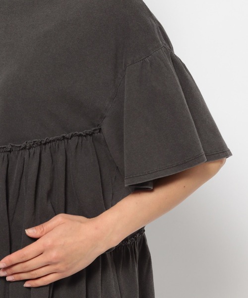 LEPSIM（レプシィム）の「裾フリルトップス　124108（Tシャツ/カットソー・レディース・レッド/イエロー/オフホワイト/グレー・FREE）」の10枚目の写真