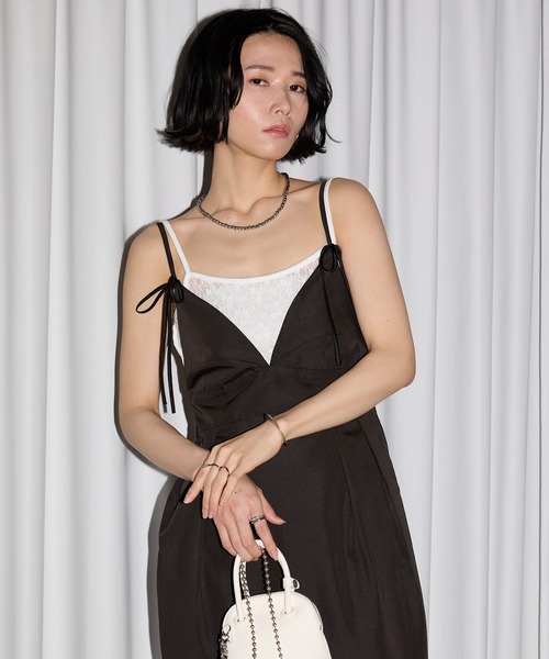 leimn(レイムン)の「ビスチェコクーンリボンワンピース(ワンピース・レディース・ブラック・FREE)」の3枚目の写真