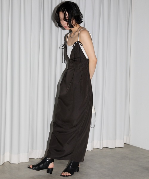 leimn(レイムン)の「ビスチェコクーンリボンワンピース(ワンピース・レディース・ブラック・FREE)」の4枚目の写真