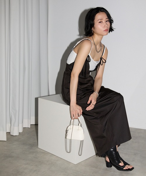 leimn(レイムン)の「ビスチェコクーンリボンワンピース(ワンピース・レディース・ブラック・FREE)」の13枚目の写真