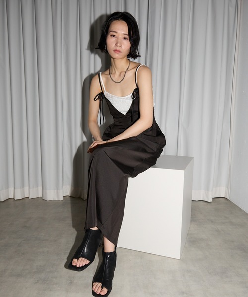 leimn(レイムン)の「ビスチェコクーンリボンワンピース(ワンピース・レディース・ブラック・FREE)」の15枚目の写真