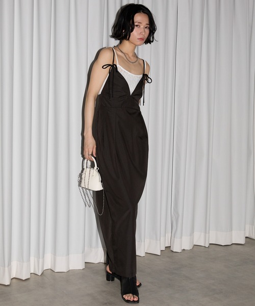 leimn(レイムン)の「ビスチェコクーンリボンワンピース(ワンピース・レディース・ブラック・FREE)」の18枚目の写真