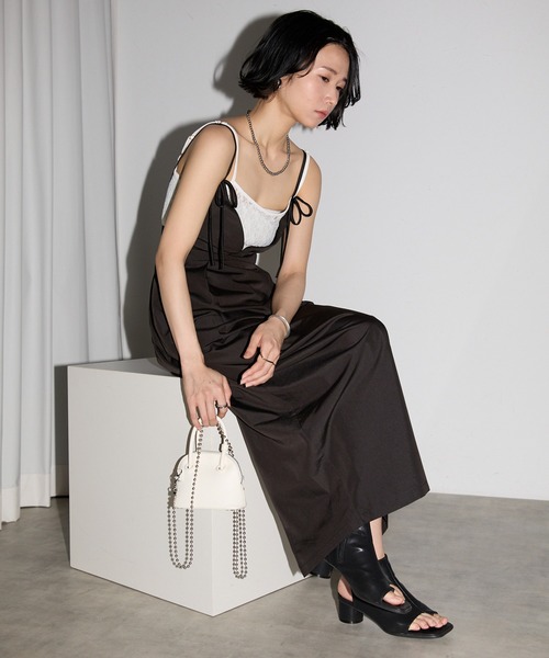 leimn(レイムン)の「ビスチェコクーンリボンワンピース(ワンピース・レディース・ブラック・FREE)」の19枚目の写真