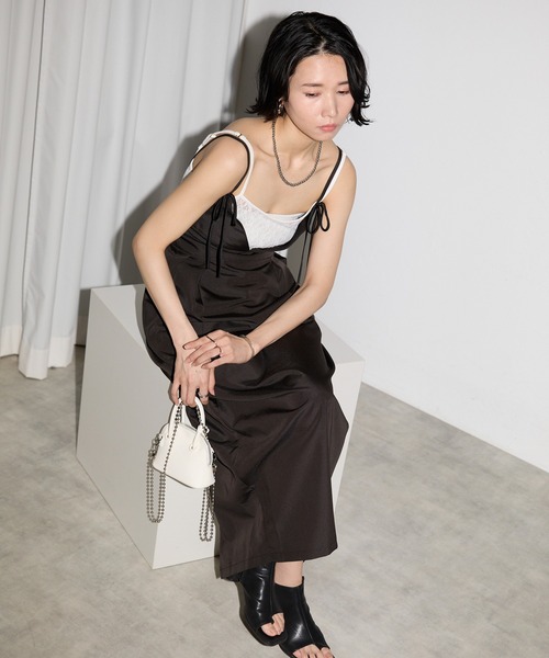 leimn(レイムン)の「ビスチェコクーンリボンワンピース(ワンピース・レディース・ブラック・FREE)」の21枚目の写真