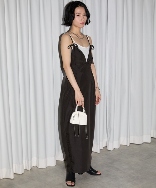 セール】ビスチェコクーンリボンワンピース（ワンピース）｜leimn