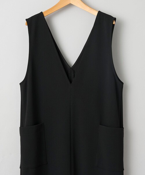 coen(コーエン)の「イージービューティーVジャンスカ(ジャンパースカート・レディース・ブラウン/ブラック/ベージュ・M/L)」の9枚目の写真