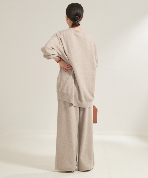 plage（プラージュ）の「Cashe Coeur Midi カーディガン（カーディガン/ボレロ・レディース・チャコールグレー/ベージュ・FREE）」の18枚目の写真