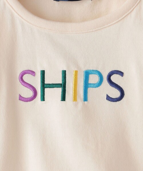 SHIPS(シップス)の「SHIPS KIDS:80~90cm / SHIPS ロゴ 長袖 TEE(Tシャツ/カットソー・キッズ・オフホワイト/ホワイト系その他・80/90)」の6枚目の写真