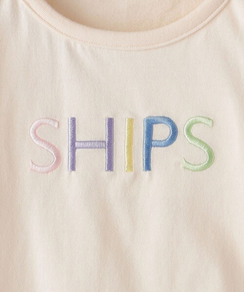 SHIPS(シップス)の「SHIPS KIDS:80~90cm / SHIPS ロゴ 長袖 TEE(Tシャツ/カットソー・キッズ・オフホワイト/ホワイト系その他・80/90)」の5枚目の写真