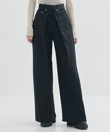 JOHN LAWRENCE SULLIVAN | 【JOHN LAWRENCE SULLIVAN/ジョンローレンスサリバン】RIGID DENIM WIDE PANTS (SHORT LENGTH)(デニムパンツ)