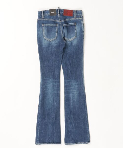 DSQUARED2（ディースクエアード）の「MEDIUM WAIST FLARE JEAN /0242（デニムパンツ・レディース・インディゴブルー・38/36）」の2枚目の写真