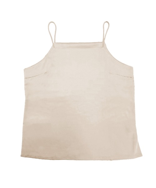 DAY CLOSET(デイ クローゼット)の「【2枚重ね生地で透けにくい】シルキーサテンキャミソール レディース(キャミソール・レディース・ワインレッド/ブラック/ベージュ/グリーン/コーラル/カーキ/ブルー/ホワイト/グリーン系その他/グレー・M/3XL/L/2XL/XL/S)」の14枚目の写真