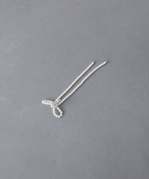 UNITED ARROWS（ユナイテッドアローズ）の「P/PL リボン イヤリング（イヤリング・レディース・ホワイト・FREE）」の7枚目の写真