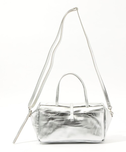 TOMORROWLAND （トゥモローランド）の「les basiques ソフトレザー2-wayトートバッグ（トートバッグ・レディース・シルバー・FREE）」の4枚目の写真