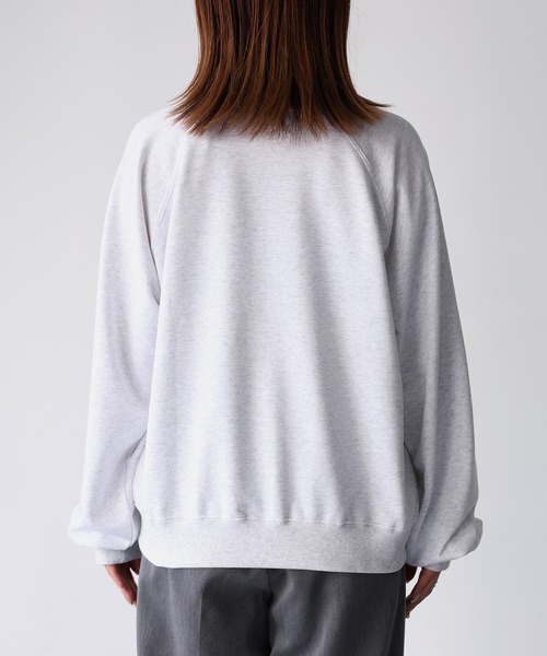 Riberry（リベリー）の「ハートロゴラメ刺繍ラグランスウェットトレーナー（スウェット・レディース・ホワイト×レッド/ホワイト×ブラック/ライトグレー系/ブラック×ホワイト/ブラック×レッド/ライトグレー系1/ライトグレー系2・FREE）」の10枚目の写真