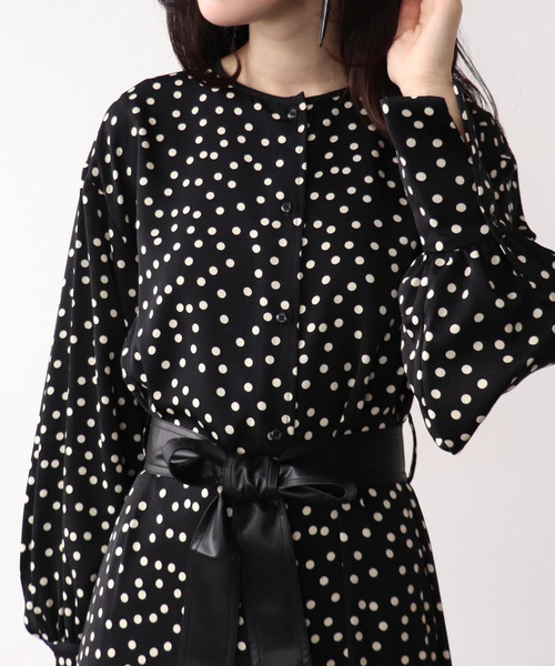 ベルトプリントシャツドレス GRACE CONTINENTAL｜ベルトプリントシャツドレス | Rakuten Fashion