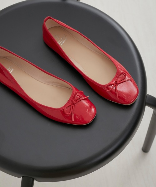 ROPE' PICNIC(ロペピクニック)の「【AIRina/エアリーナ】軽くてやわらかいバレエシューズ(バレエシューズ・レディース・レッド/キナリ/ブラック/シルバー・23.0cm/23.5cm/24.5cm/24.0cm)」の4枚目の写真