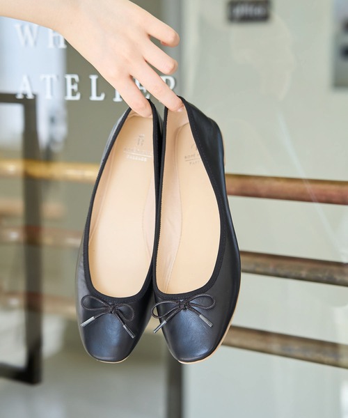 ROPE' PICNIC(ロペピクニック)の「【AIRina/エアリーナ】軽くてやわらかいバレエシューズ(バレエシューズ・レディース・レッド/キナリ/ブラック/シルバー・23.0cm/23.5cm/24.5cm/24.0cm)」の3枚目の写真