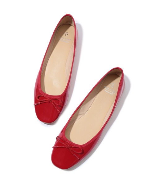 ROPE' PICNIC(ロペピクニック)の「【AIRina/エアリーナ】軽くてやわらかいバレエシューズ(バレエシューズ・レディース・レッド/キナリ/ブラック/シルバー・23.0cm/23.5cm/24.5cm/24.0cm)」の9枚目の写真