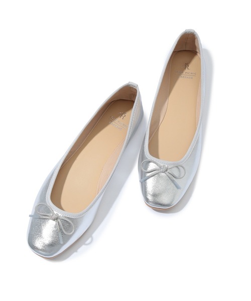 ROPE' PICNIC(ロペピクニック)の「【AIRina/エアリーナ】軽くてやわらかいバレエシューズ(バレエシューズ・レディース・レッド/キナリ/ブラック/シルバー・23.0cm/23.5cm/24.5cm/24.0cm)」の11枚目の写真