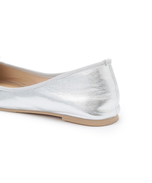 ROPE' PICNIC(ロペピクニック)の「【AIRina/エアリーナ】軽くてやわらかいバレエシューズ(バレエシューズ・レディース・レッド/キナリ/ブラック/シルバー・23.0cm/23.5cm/24.5cm/24.0cm)」の5枚目の写真