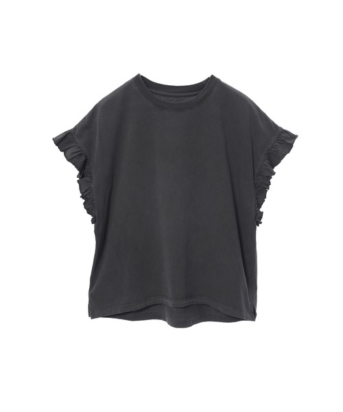 Edit Sheen（エディットシーン）の「袖フリルTシャツ（Tシャツ/カットソー・レディース・グレー/チャコールグレー/ベージュ・M）」の20枚目の写真