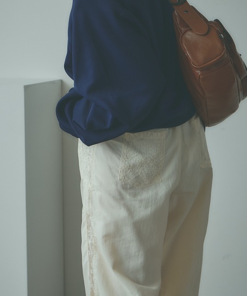 BLANK　（ブランク）の「▲Side Lace Track Pants / サイドレーストラックパンツ（その他パンツ・レディース・ホワイト・M/L）」の8枚目の写真